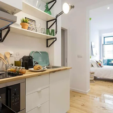Apartamento Design Estúdio- Ar Condicionado Chiado Lisboa
